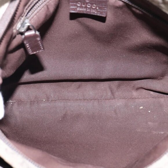 GUCCI GG Supreme Shoulder Bag PVC Beige - Picture 12 of 16